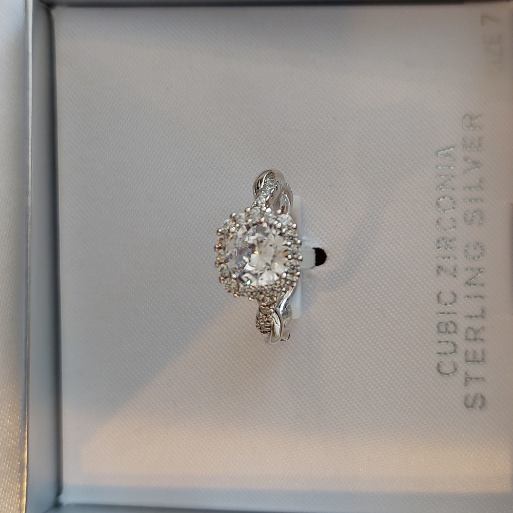 Primrose Cubic Zirconia/Sterling Silver Ring